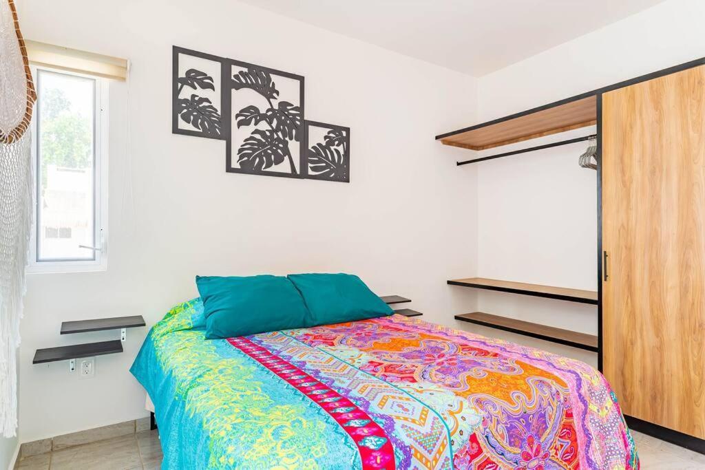 Lovely Cozy Apt W/Pool 2 Bedrooms. Great Location! プエルト・モレロス エクステリア 写真