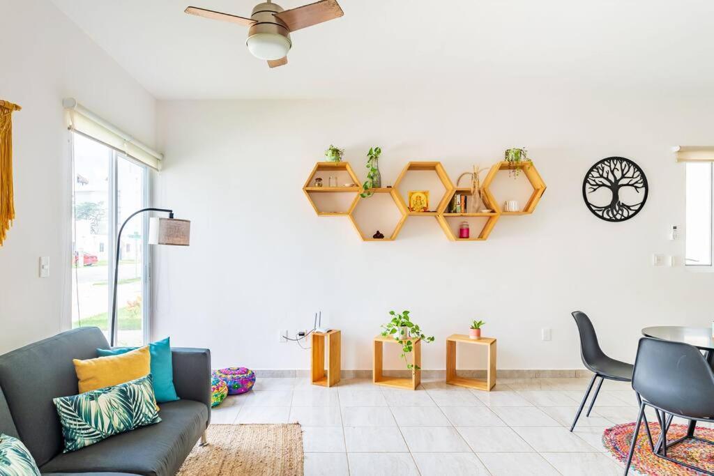 Lovely Cozy Apt W/Pool 2 Bedrooms. Great Location! プエルト・モレロス エクステリア 写真