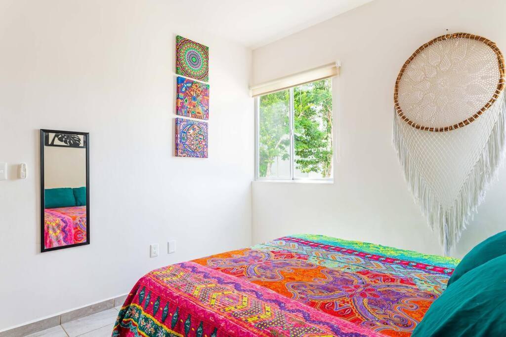 Lovely Cozy Apt W/Pool 2 Bedrooms. Great Location! プエルト・モレロス エクステリア 写真